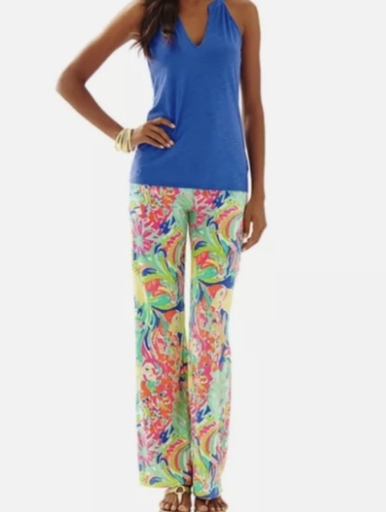 Lilly Pulitzer Pants - Lilly Pulitzer Casa Banana Georgia Palazzo Pants Sz XS *Q